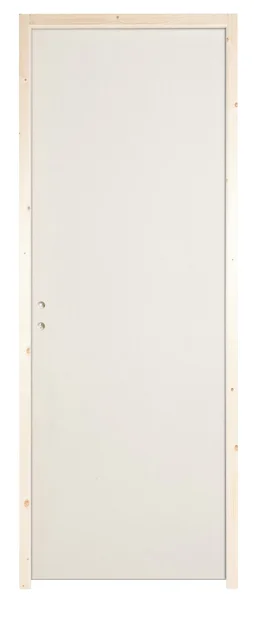 Bloc-porte, sapin huisserie 88mm, H.204 x l.73 cm, poussant droit