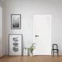 Bloc-porte, sapin huisserie 88mm, H.204 x l.73 cm, poussant droit