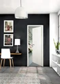 Bloc-porte, sapin huisserie 88mm, H.204 x l.73 cm, poussant droit