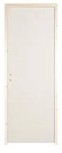 Bloc-porte, sapin Isoplane blanc H.204 x l.83 cm, poussant droit