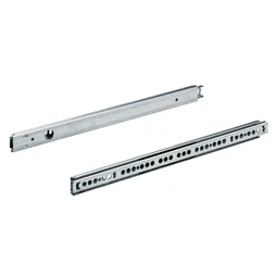 Coulisse pour tiroir roulement de boules avec extension partielle, HETTICH 12 kg