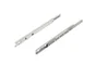 2 coulisses à sortie partielle pour tiroir 17 mm, HETTICH, 10 kg, L. 18.5/26 mm