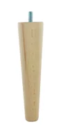 Pied de lit / sommier fuseau hêtre brut H.25 x Diam 6 cm CIME