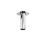 Pied table basse cylindrique HETTICH réglable, Ht.De 20 à 23 cm acier chromé gri