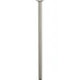 Pied table basse cylindrique HETTICH fixe, H.70 cm acier brossé gris