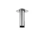 Pied table basse cylindrique HETTICH réglable, Ht.De 20 à 23 cm acier brossé gri