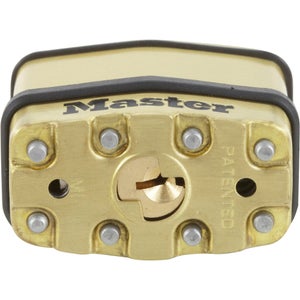 Lot de 2 cadenas à clé en  acier laminé, MASTER LOCK, l.45 mm