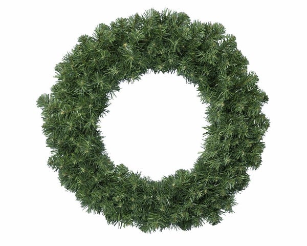 Couronne ext sapin artificiel vert Imperial 200pte douce d60/h10cm