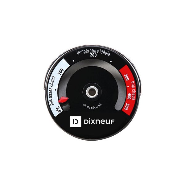 Thermomètre magnétique pour poêle à bois, métal, DIXNEUF