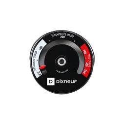 Thermomètre magnétique pour poêle à bois, métal, DIXNEUF