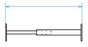 Barreau télescopique, L.99 à 188 cm MOTTEZ