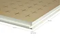 Panneau pour isolation polyurethane SOPREMA®, R=1, Ep.25mm,1.2x1m