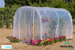 Serre-tunnel pied droit, RICHEL, l.200 x P.300 x H.185 cm
