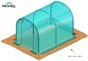 Serre-tunnel pied droit, RICHEL, l.200 x P.300 x H.185 cm