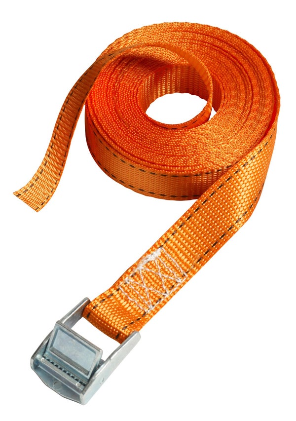 Sangle à griffes largeur 25mm x longueur 5m orange 65 kg fastlink