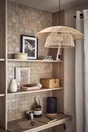 Voilage tamisant, Kaolin, beige H.240 x l.150 cm