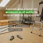 Rouleau de laine de verre URSA Serenity comble amenage 35 nu ep 100mm, Ep.100mm, 6x1.2m