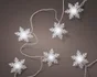 Guirlande lumineuse clignotante etoil 24l blc froid 460cm cable transp