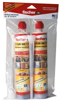 Cartouche de scellement chimique et canules FIS PLUS FISCHER