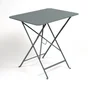 Table de jardin FERMOB Bistro rectangulaire gris / argent 2 personnes