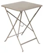 Table de jardin FERMOB Bistro carré marron 2 personnes