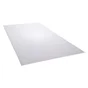 Plaque de toiture plate en polycarbonate cellulaire transparent, SEDPA, l.0.9 x L.2 m