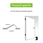 Bloc-porte, chêne Noe H.204 x l.73 cm, poussant gauche