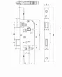 Bloc-porte, chêne Noe H.204 x l.73 cm, poussant gauche