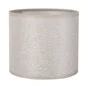 Abat-jour Tube Hauteur 14 cm, Diamètre 18 cm coton, shine