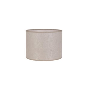 Abat-jour Tube H.15 cm, diam.20 cm coton, shine COREP