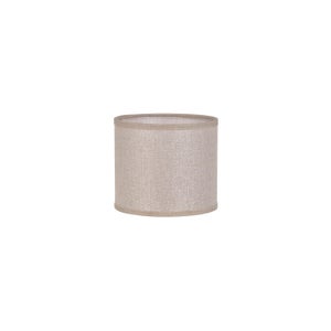 Abat-jour Tube H.13 cm, diam.15 cm coton, shine COREP