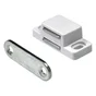 Lot de 4 loqueteaux magnétique acier HETTICH, L.35 x l.15 mm