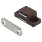 Lot de 4 loqueteaux magnétique acier HETTICH, L.35 x l.15 mm