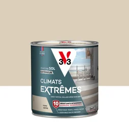Peinture sol Climats extrêmes V33, pierre satiné, 0.5L