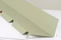 Faîtière sur mur pour plaque nervurée 63/100 beige, L.2.1 m