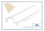 Faîtière crantée pour plaque nervurée 63/100 beige, L.2.1 m