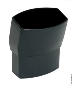 Coude 15° mâle / femelle pour gouttière Pco87a PVC