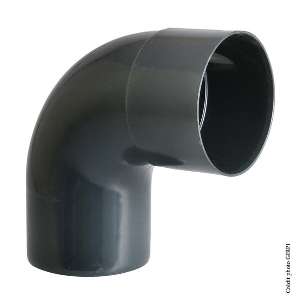 Coude 87.3° mâle / femelle pvc