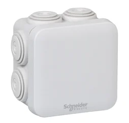 Boîte de dérivation carrée 7 entrées 80x80x45mm Mureva Box, SCHNEIDER ELECTRIC