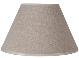 Abat-jour Sweet H.14 cm, diam.22 cm toile de jute, naturel COREP