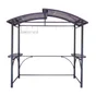 Abri pour barbecue autoportant, aluminium gris anthracite, 3.6 m²