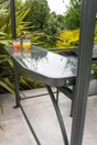 Abri pour barbecue autoportant, aluminium gris anthracite, 3.6 m²