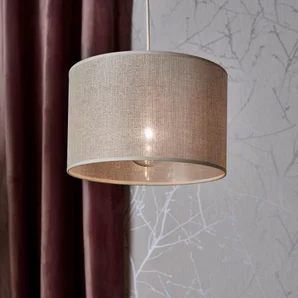 Suspension NATT, E27, diam.29 cm, coton argent strass, METROPOLIGHT