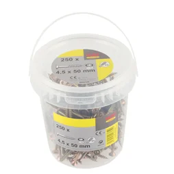 Seau 250 vis TF TX 4.5x50 mm + embout T20