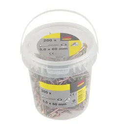 Seau 200 vis TF TX 5x60 mm + embout T25