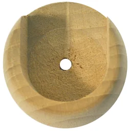 Lot de 2 naissances tringle à rideau Design, 28 mm chêne verni INSPIRE