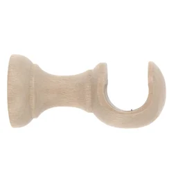Support tringle à rideau Design, 28 mm chêne verni INSPIRE