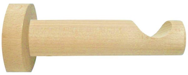 Support tringle à rideau Design, 28 mm chêne verni INSPIRE