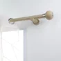 Tringle à rideau Design chêne verni, diam. 28 mm 150 cm INSPIRE