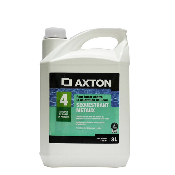 Séquestrant pour métaux piscine AXTON, liquide 3 l